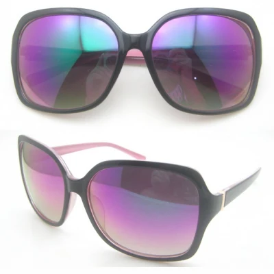  Marco de plástico Venta caliente Moda Gafas de sol polarizadas lente &amp;Tr90