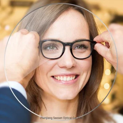 1,59 lentes ópticas PC HMC fotocromáticas de policarbonato de giro Visión única Lente CR39