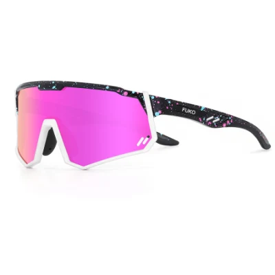  Gafas de sol de ciclismo Cool personalizadas con lentes intercambiables Hy735