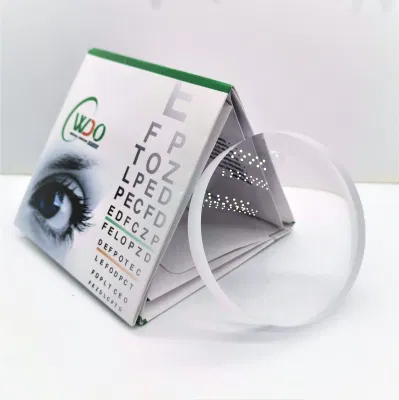 Precio mayorista Semi terminado de 1,49 a 1,50 sola visión UC Ojo lente óptico de lentes de gafas