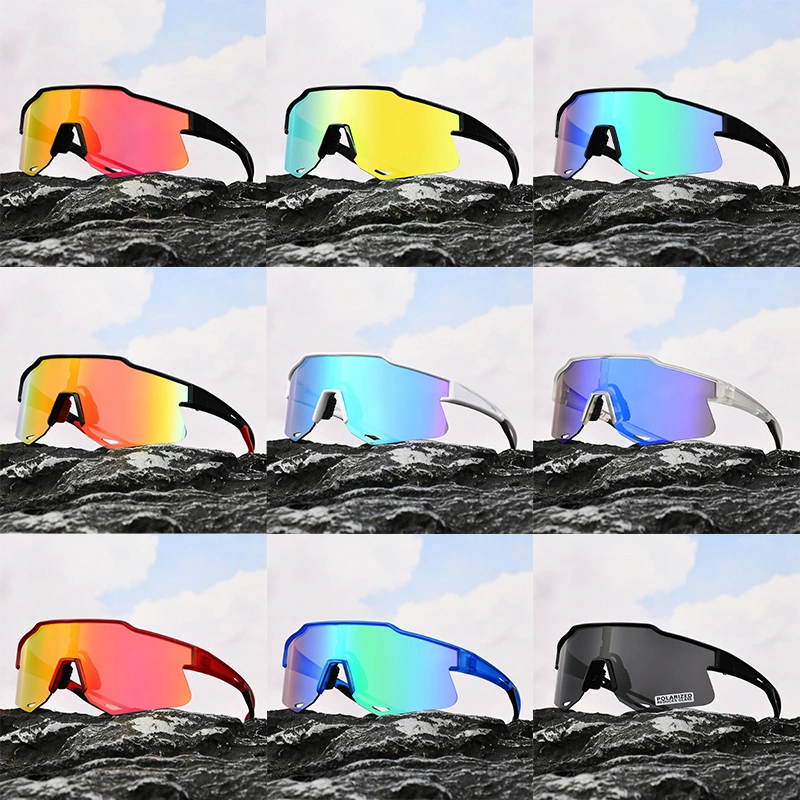 New Fashion Design Photochromic Cycling Sun Shades Anti UV Baseball Sport Sunglasses