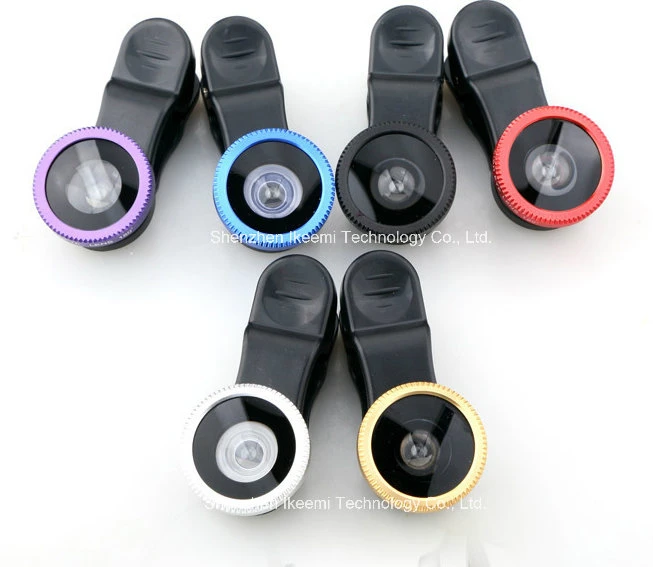 Wide-Angle, Macro and Fish Eye Mobile Phone Camera Lens