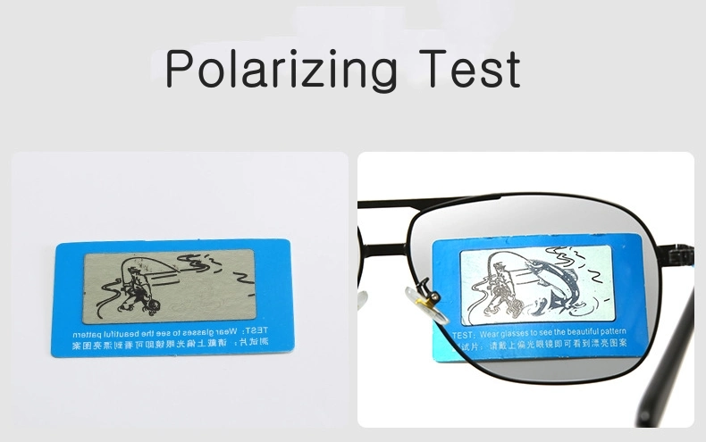 Wholesale Fashion Alloy Frame UV400 Polarized Plus Photochromic Sunglasses