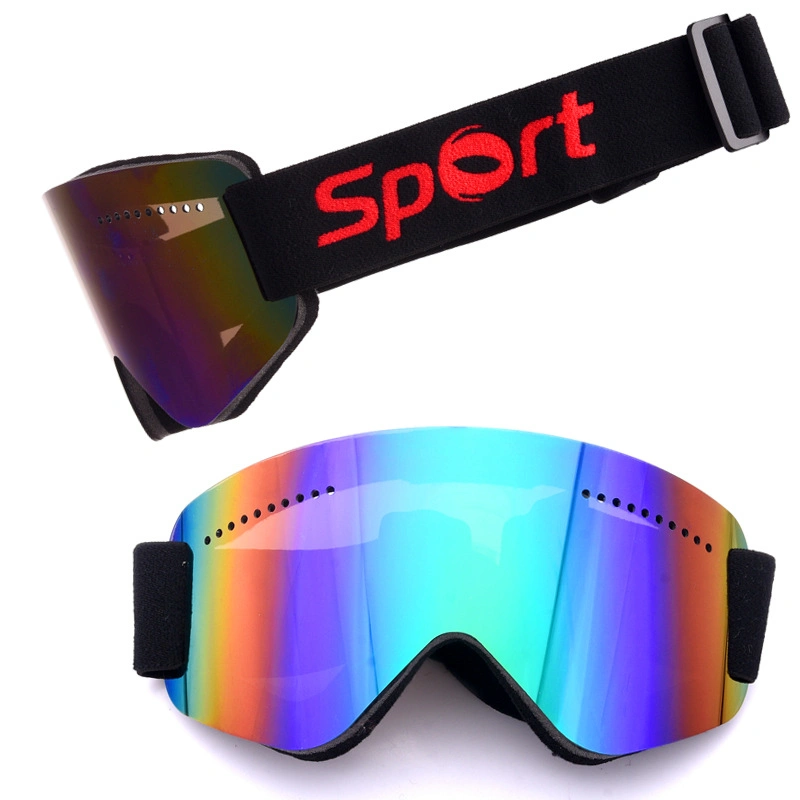 Snow Sports Eyewear Ski Goggles OEM Custom Wholesale Protective Anti-Fog Single Layer Lens Snowboard Ski Glasses for Men Women