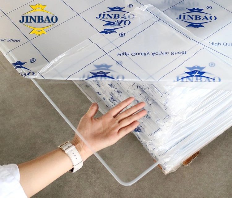 Jinbao Roofing 5mm Price Goods Tilt Table 4mm Sparkle Photochromic 8mm Fluresent Night Lights Edge Lit Acrylic Sheet