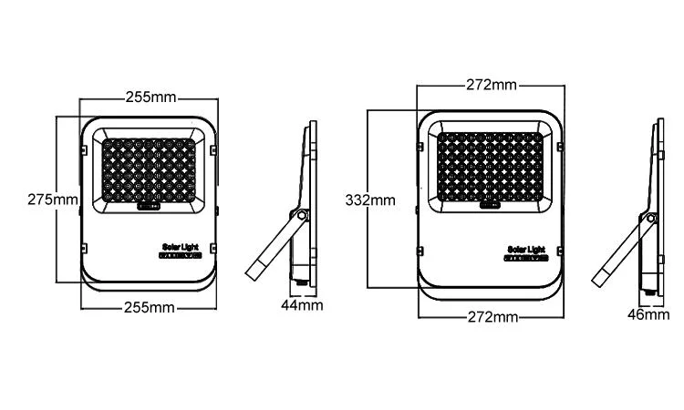 300W China Made Modern Best-Selling Solar Floodlight IP65 Outdoor Solar Lighting Uses Anti-Ultraviolet Optical Lens