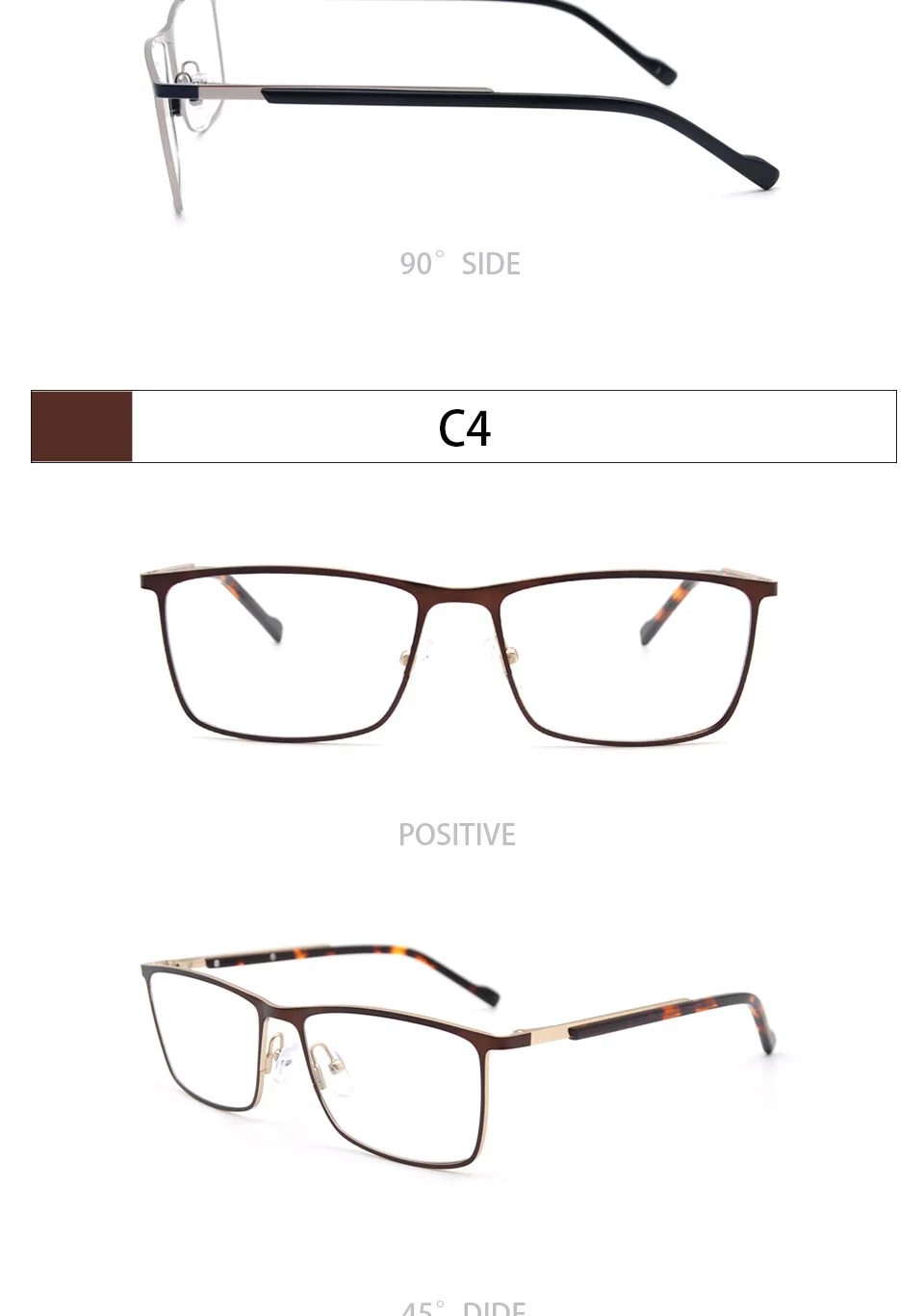 2022 New Optical Frame Eyeglasses Frames Optical Glasses Unisex Frames Optical Glasses Optical Frames Manufacturers in China Metal Optical Glass