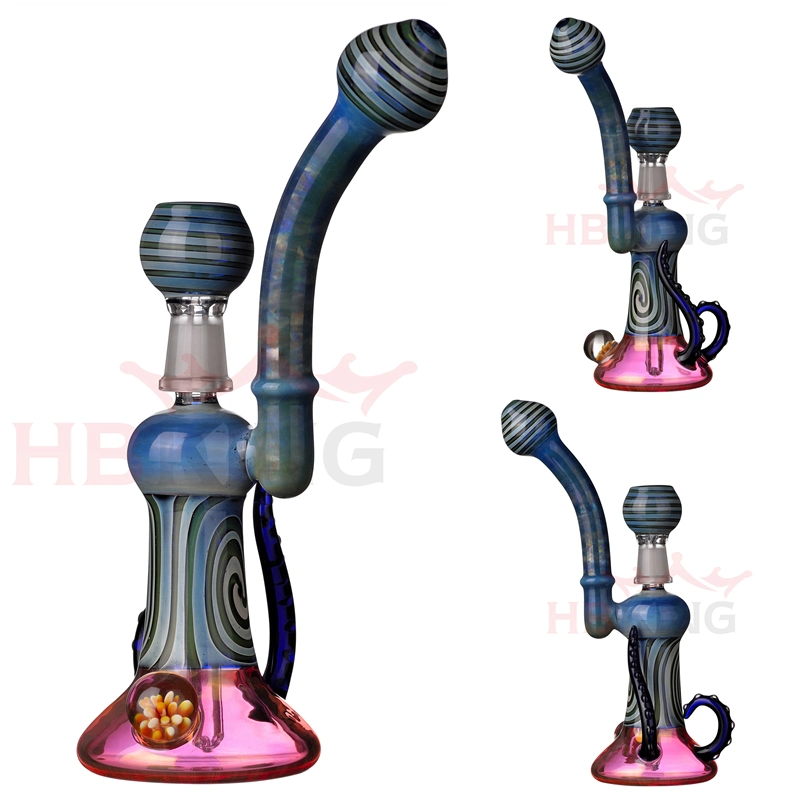 High Quality Recycler Tobacco Tall Color Bowl Glass Craft Ashtray Glass Smoking Pipes Heady Beaker Bubbler Handcrafted Glass Unique Oil Rigs Glass Water Pipe