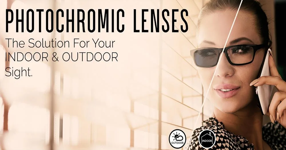 1.61 Photochromic Grey/Brown Optical Lens Hmc Coating for Indoor and Outdoor