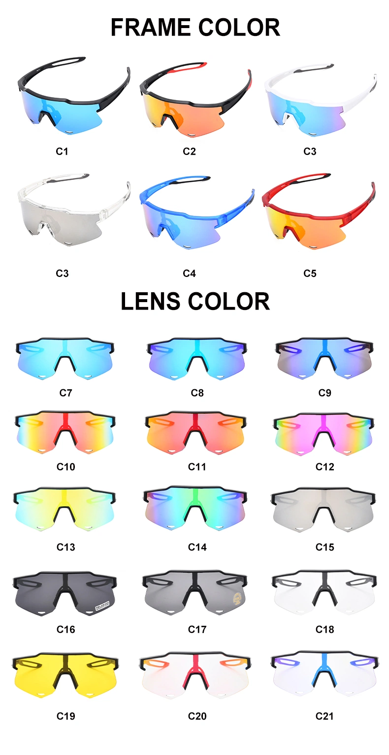 OEM Customized Unisex Polarized Outdoor Running Fishing Glasses Fashion Anti Glare Cycling Baseball Sport Sunglasses