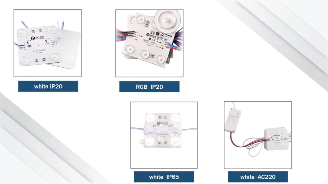 Large Viewing 160degree Angle Lens Square RGB LED Module Used for Large Ceiling Decoration in Office