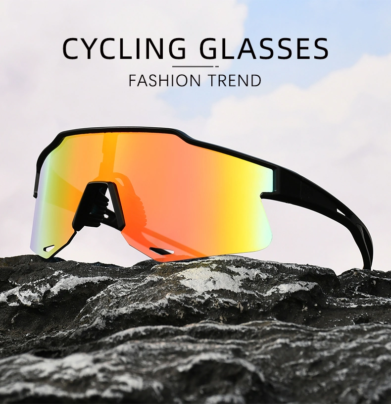 New Fashion Design Photochromic Cycling Sun Shades Anti UV Baseball Sport Sunglasses