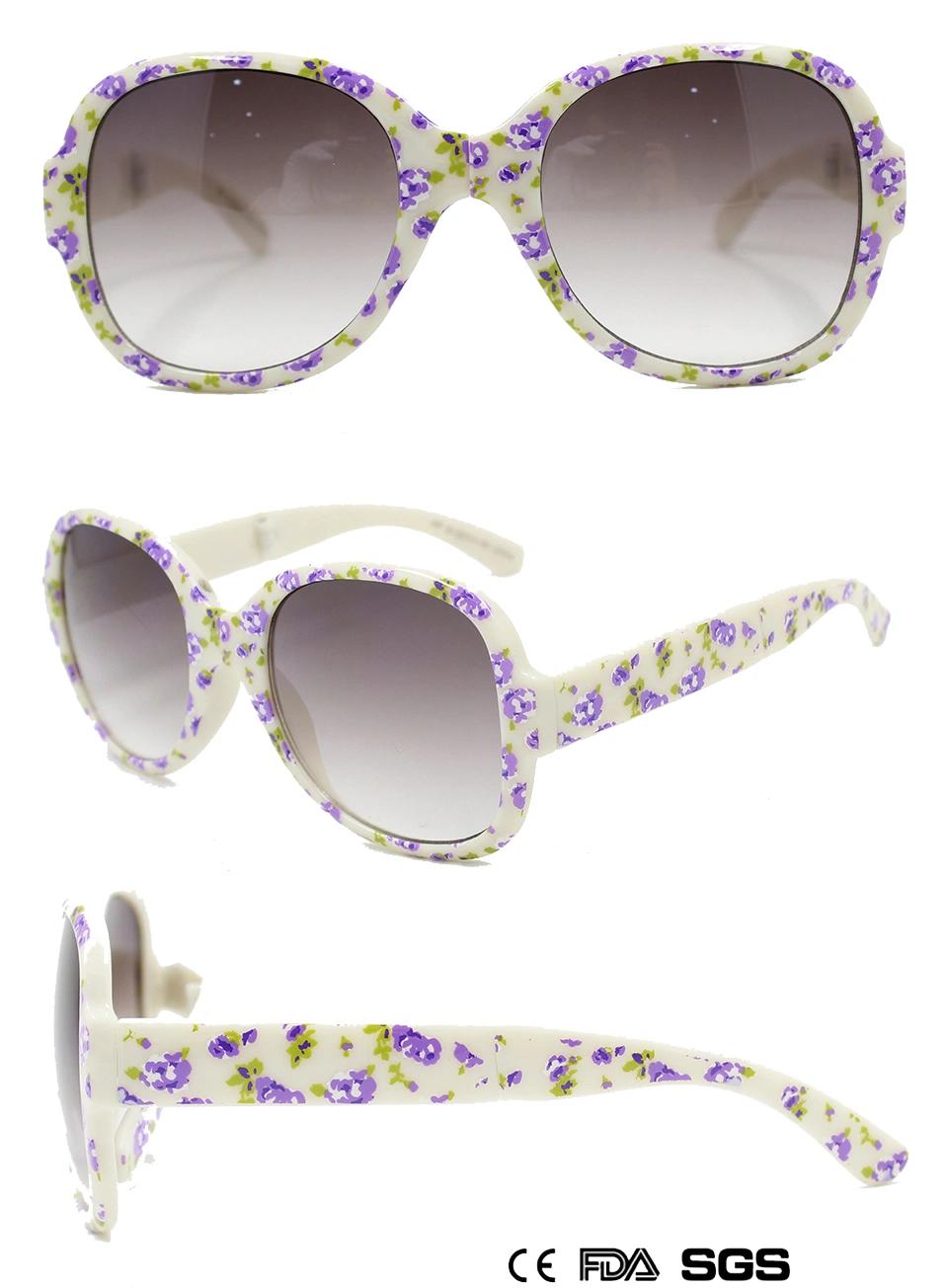 Fashionable Monochrome Sunglasses for Ladies (M11329)