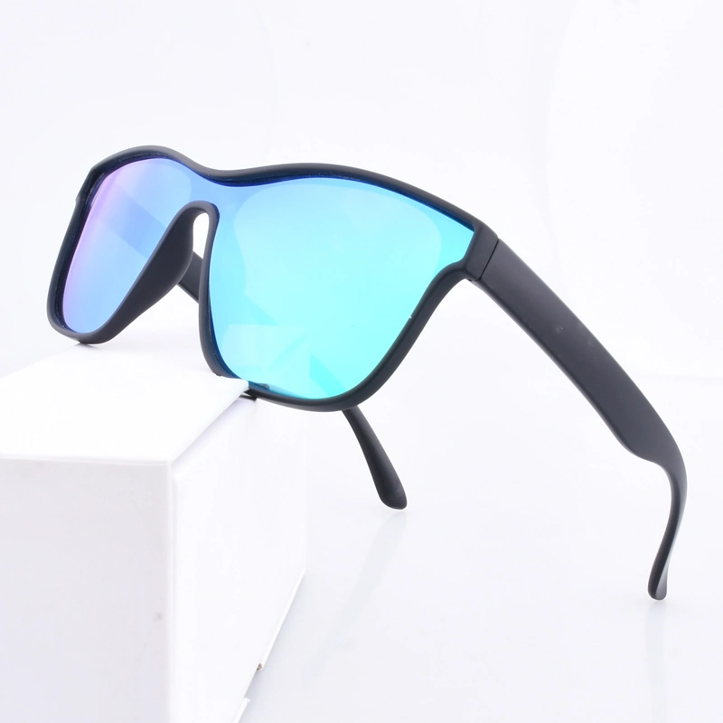 Wholesale OEM Changeable Arms UV400 Protective Quality Tac Blue Mirror Lens Polycarbonate Polarized Fishing Sunglasses