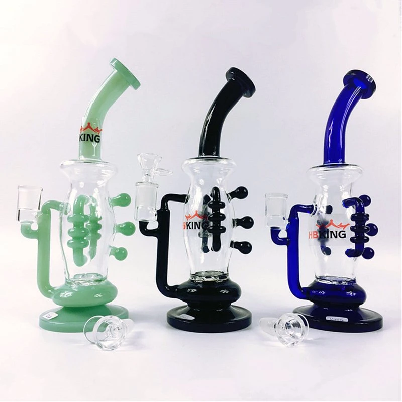 High Quality Recycler Tobacco Tall Color Bowl Glass Craft Ashtray Glass Smoking Pipes Heady Beaker Bubbler Handcrafted Glass Unique Oil Rigs Glass Water Pipe