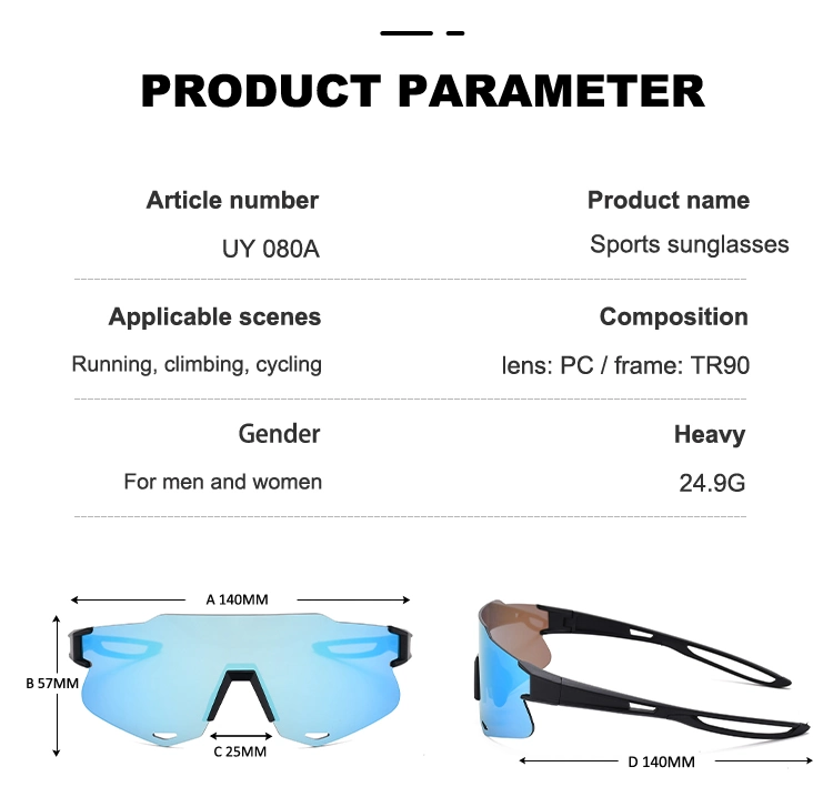 Best Cycling Eyewear Cool Ladies Sports Polarized Fishing Sunglasses for Bike Riding