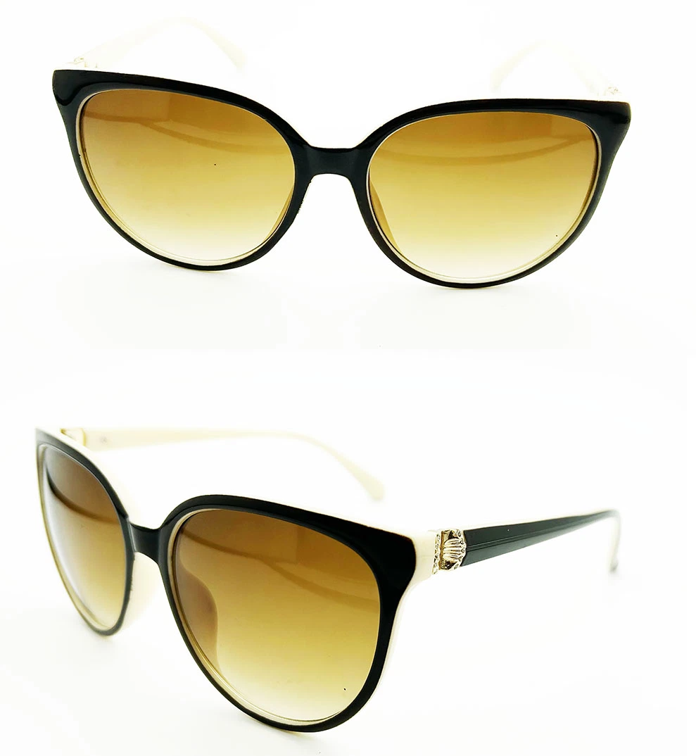 2024 New PC Lady Cat Eye Yellow Lens Sunglasses