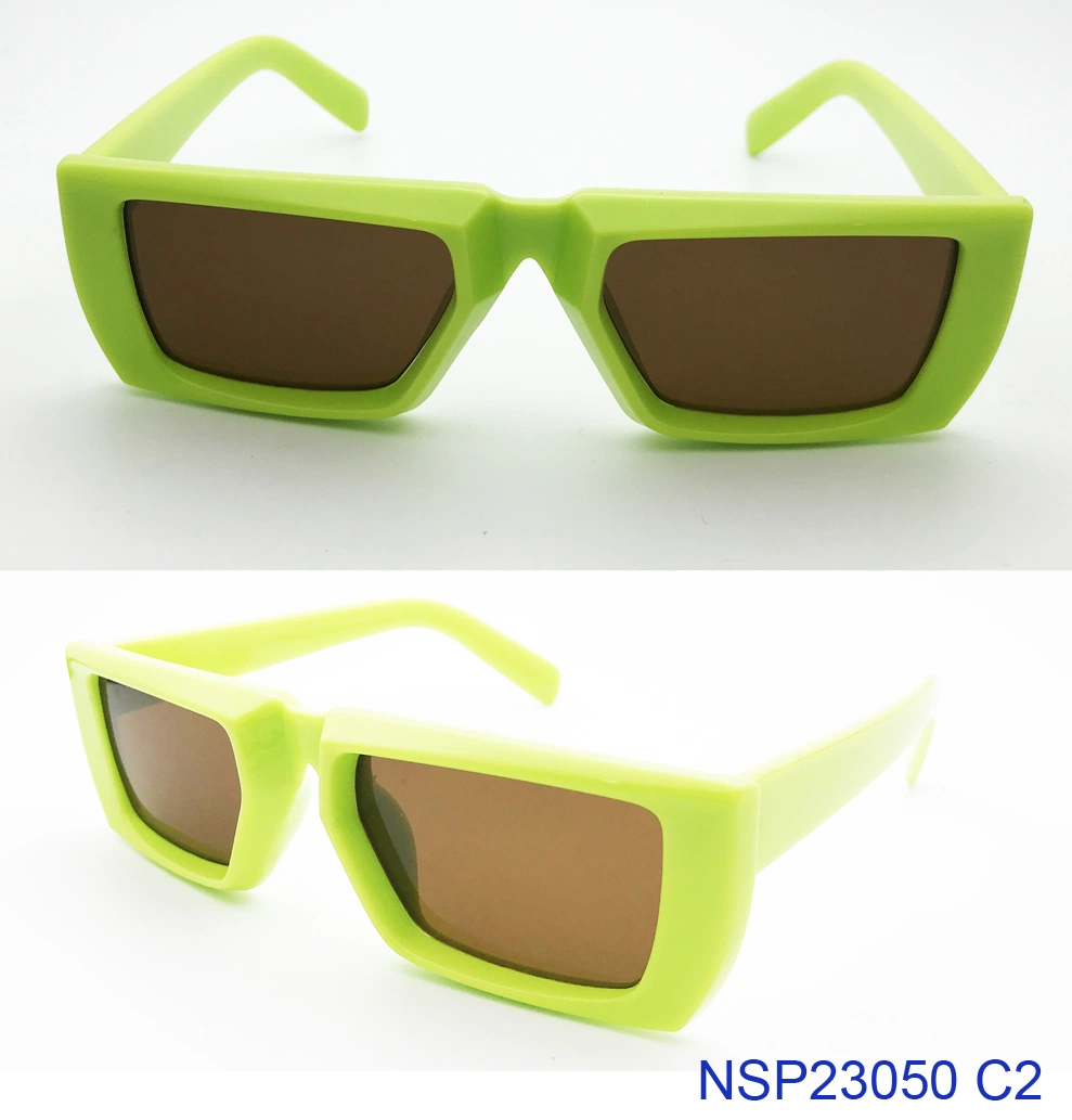 Ouyuan Wholesale Big Size Square Fashion Plastic Sunglasses