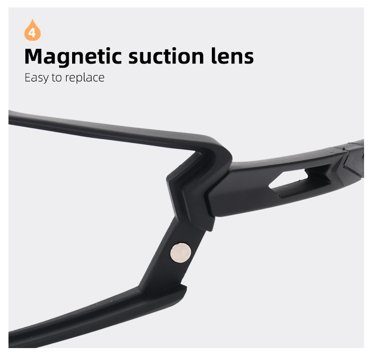 Usom Three Lens Tr90 Frame Outdoor Sport Sunglasses for Driving Cycling Fishing Glasses