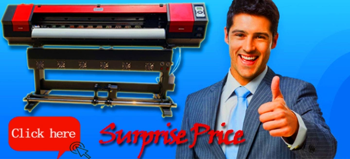 Multi Color Single Head Large Format Digital Printer for Printing Banners and on Canvas