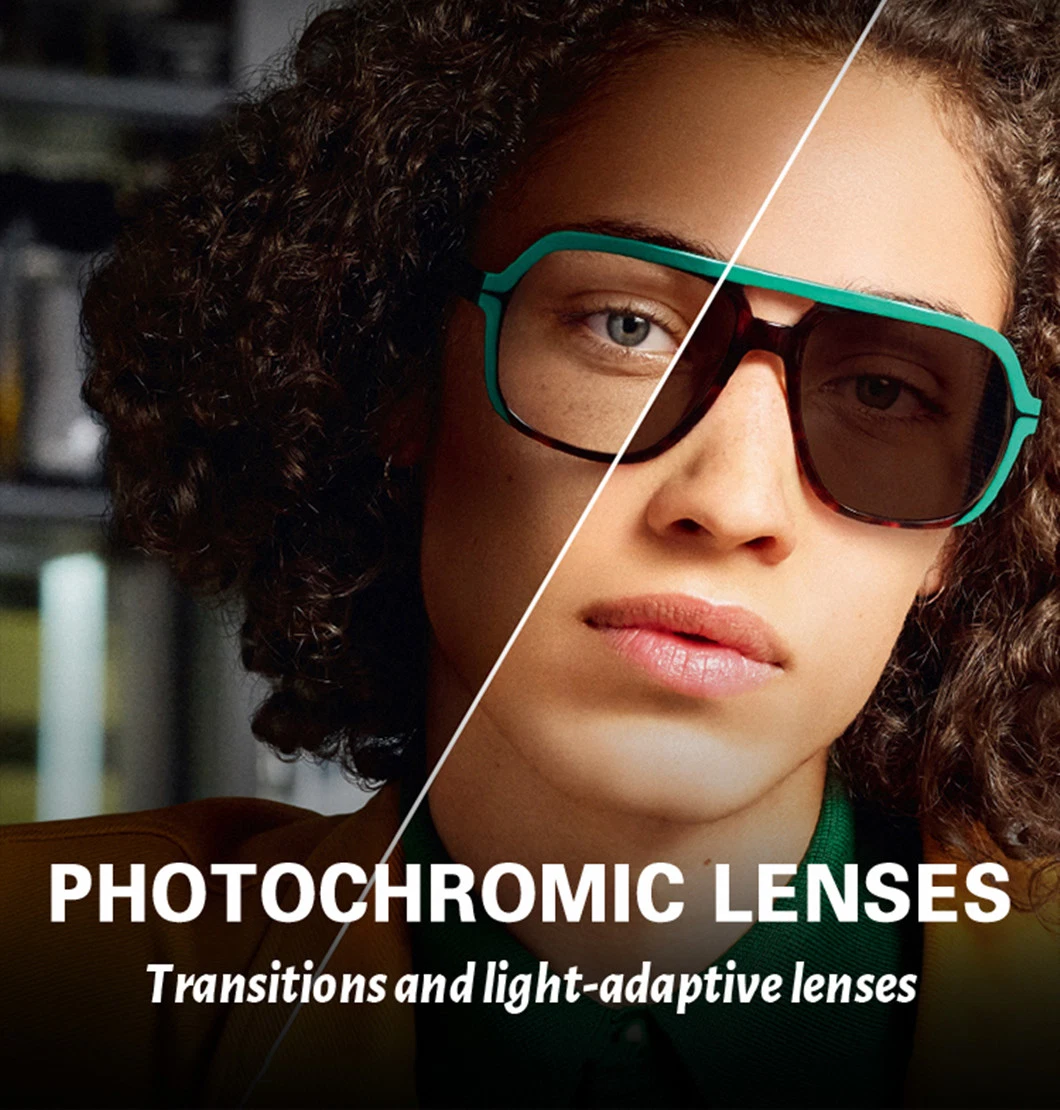 1.74 High Index Asp UV400 Shmc Photogrey&Photobrown Ophthalmic Lenses