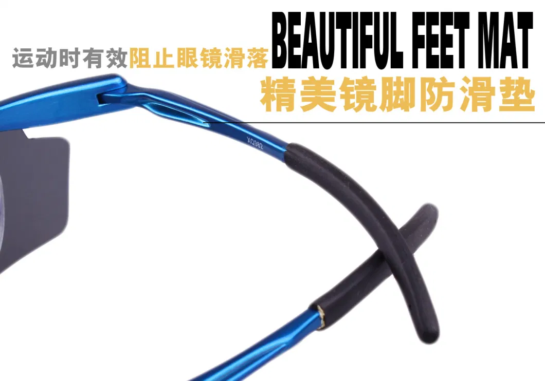 Half Frame Light Weight Flip up Glasses Sport Running Sunglasses