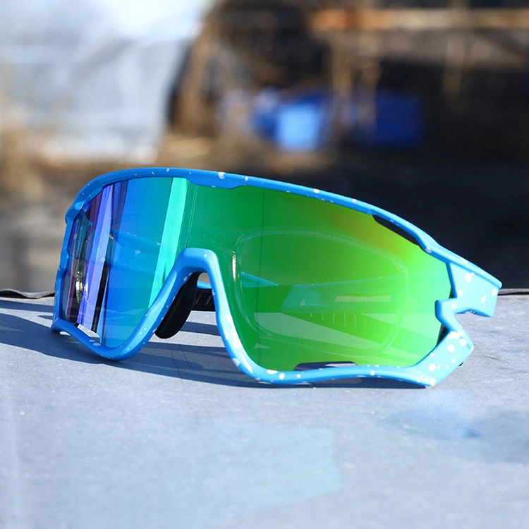Men&prime;s Mountain Bike Sunglasses with Interchangeable Lenses