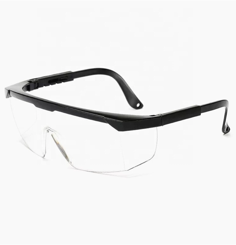 Wholesale Clear Lens Adjustable Anti-Scratch Safety Goggles Eyeglasses Eyewear for Worker