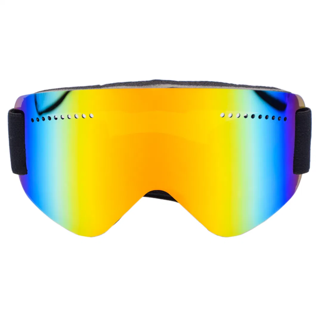 Snow Sports Eyewear Ski Goggles OEM Custom Wholesale Protective Anti-Fog Single Layer Lens Snowboard Ski Glasses for Men Women