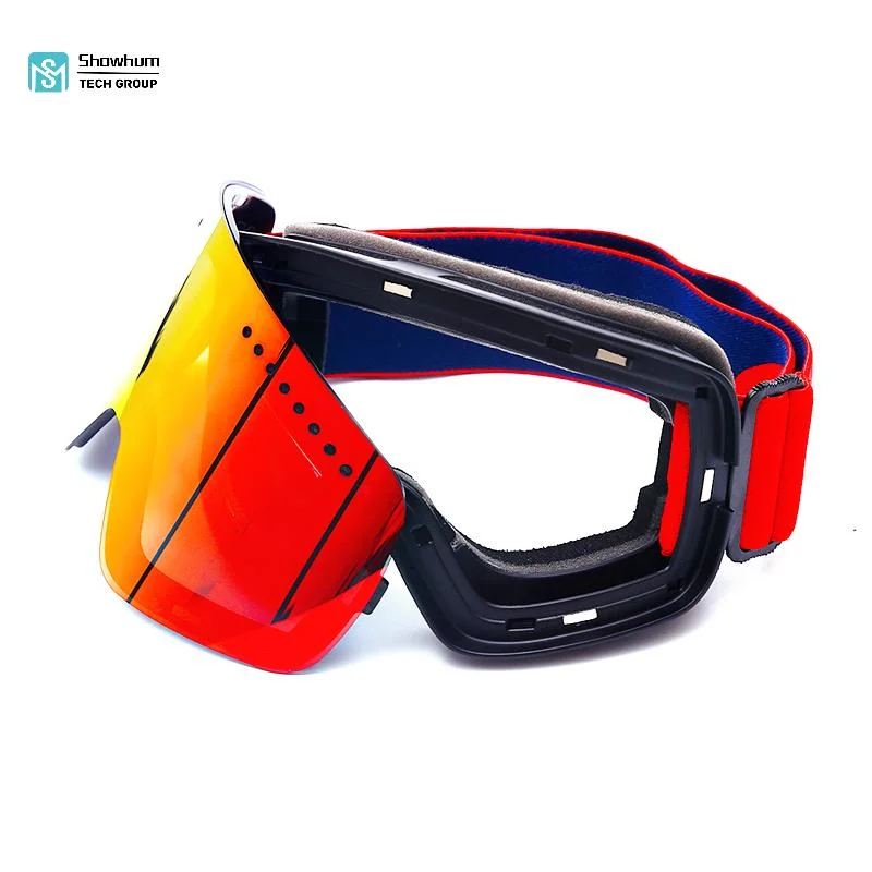 Best Mirrored Anti-Fog Custom Magnetic UV 400 Stylish Snow Skiing Goggles Double Layer Ski Glasses