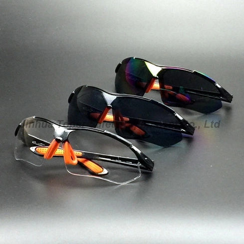 High Quality Impact Resistant PC Lens Safety Protective Glasses (SG115)