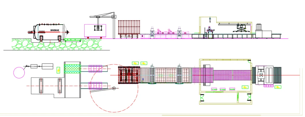 Staight Run Laminated Glass Production Line