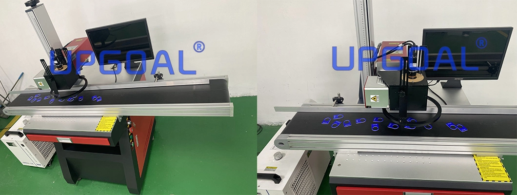 CCD Vision Flying UV Laser Marking Machine 5W