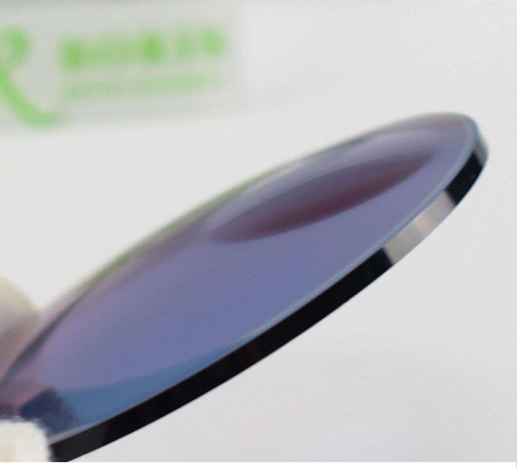 1.56 Bifocal Invisible Hmc Eyeglasses Photochromic Blue Blocking Optical Lenses