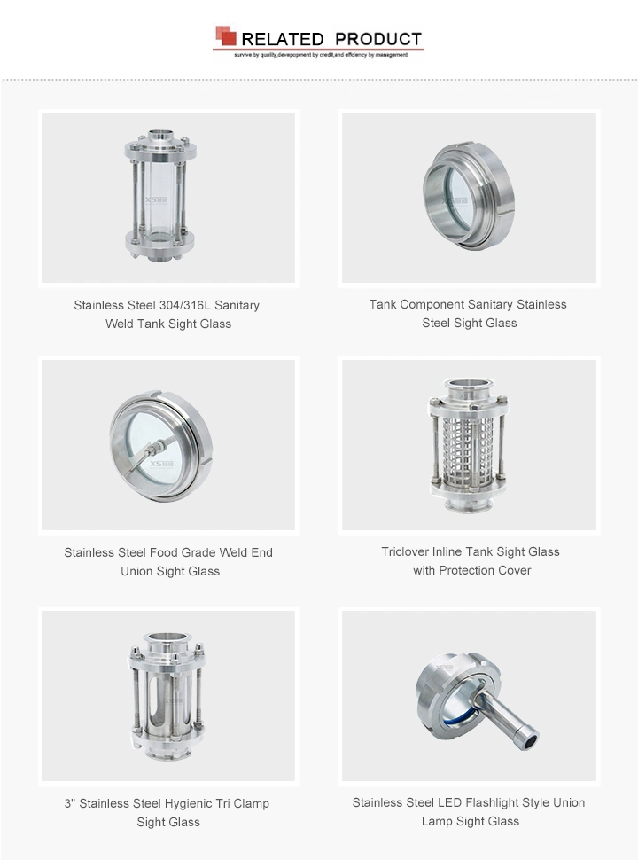 Sanitary Stainless Steel Tri Clamp Sight Glass