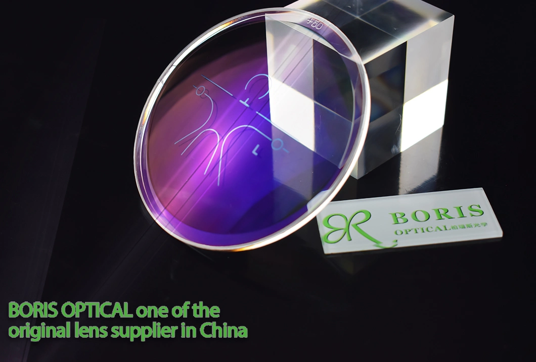 1.56 PC Hmc EMI Progressive Optical Lenses China Manufacture