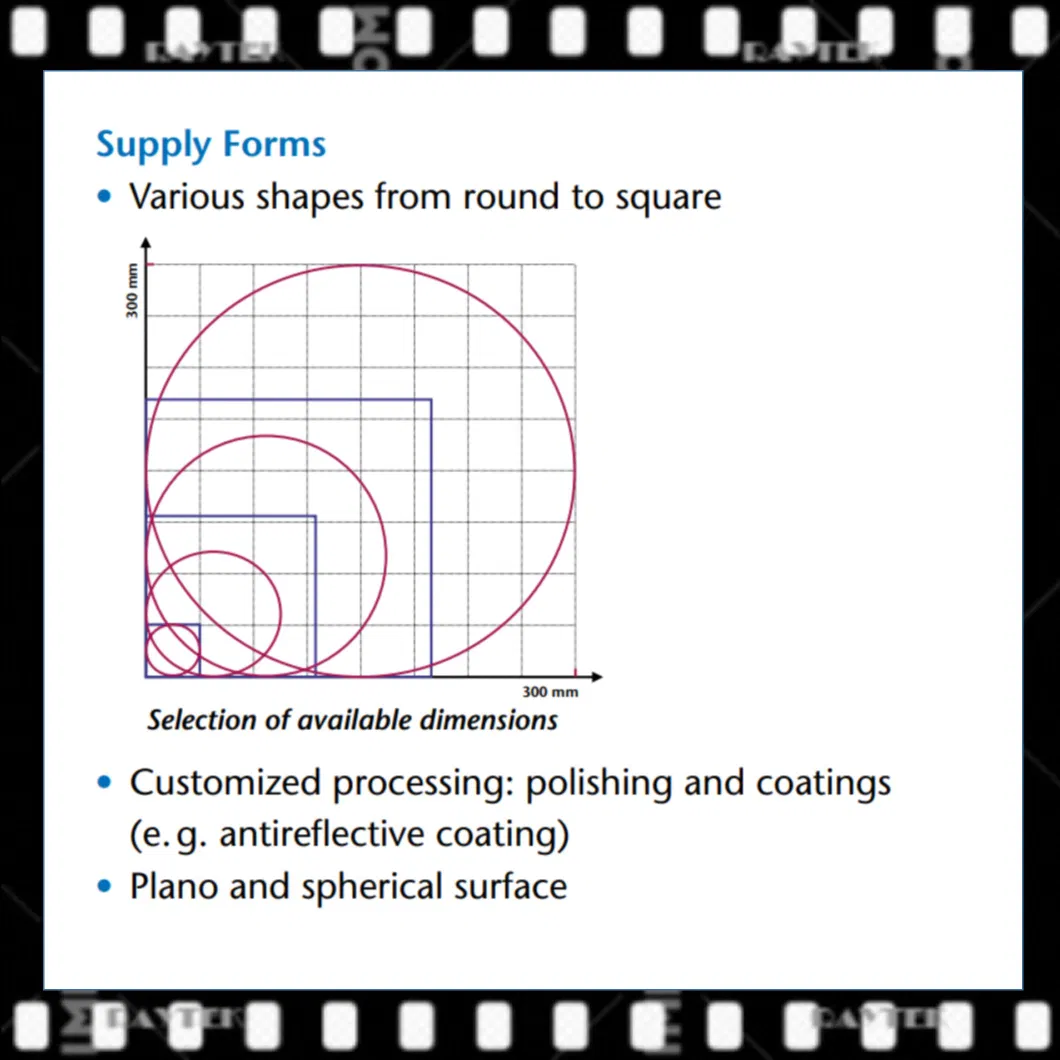 Sapphire/Optical Sapphire/Sapphire Optical Glass/Optical Sapphire Glass