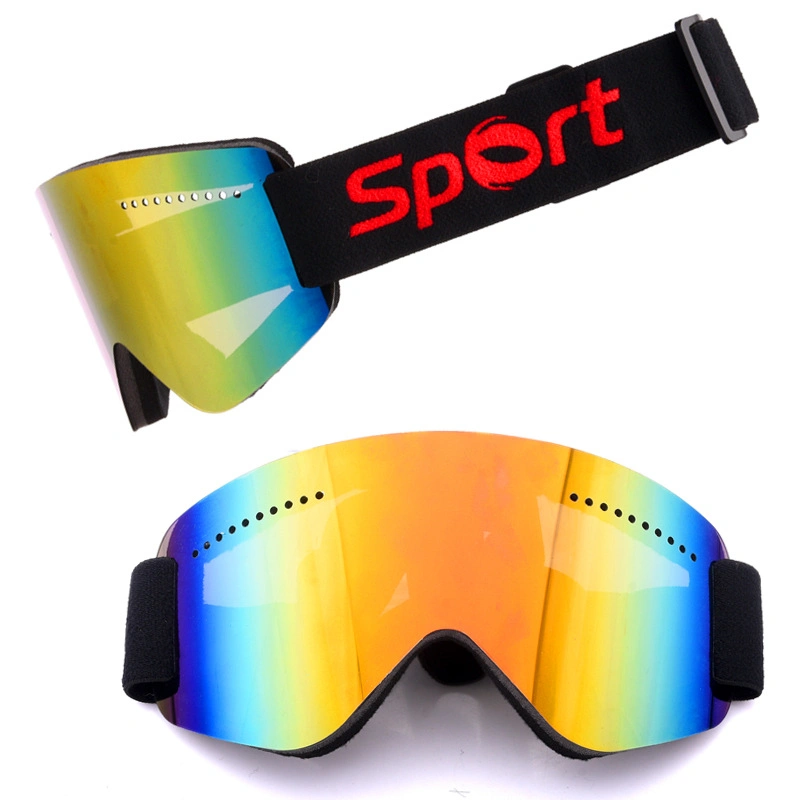 Snow Sports Eyewear Ski Goggles OEM Custom Wholesale Protective Anti-Fog Single Layer Lens Snowboard Ski Glasses for Men Women