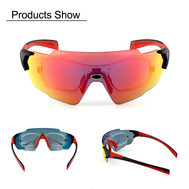 Fashion Photochromic Bike Sunglasses with Personalized Sports Sunglasses