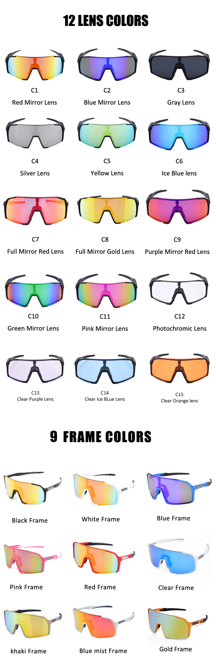 Wholesale New Fashion Custom Logo Polarized Beach Volleyball Sport Sunglasses