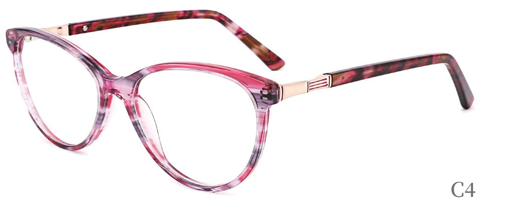 Mix Color Square Unisex Optical Eyeglasses with Customised Logo Fashion Acetate Frame Eyeweares