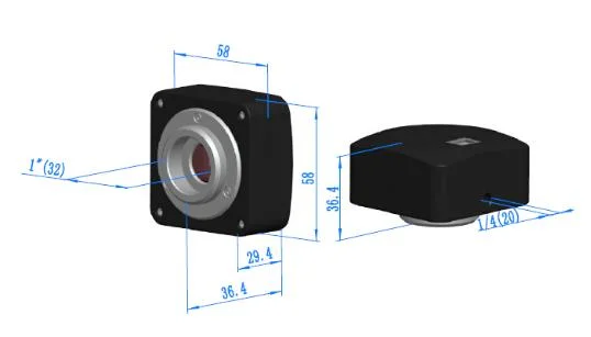 2.3m Monochrome Fluorescence Microscope Digital Cameras 120fps Imx174 1/1.2&prime;&prime; Sony Global Shutter