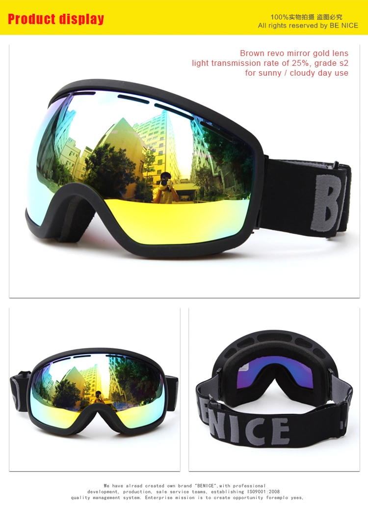 New Color Design Snow Boarding Goggles Women Use Ski Glasses