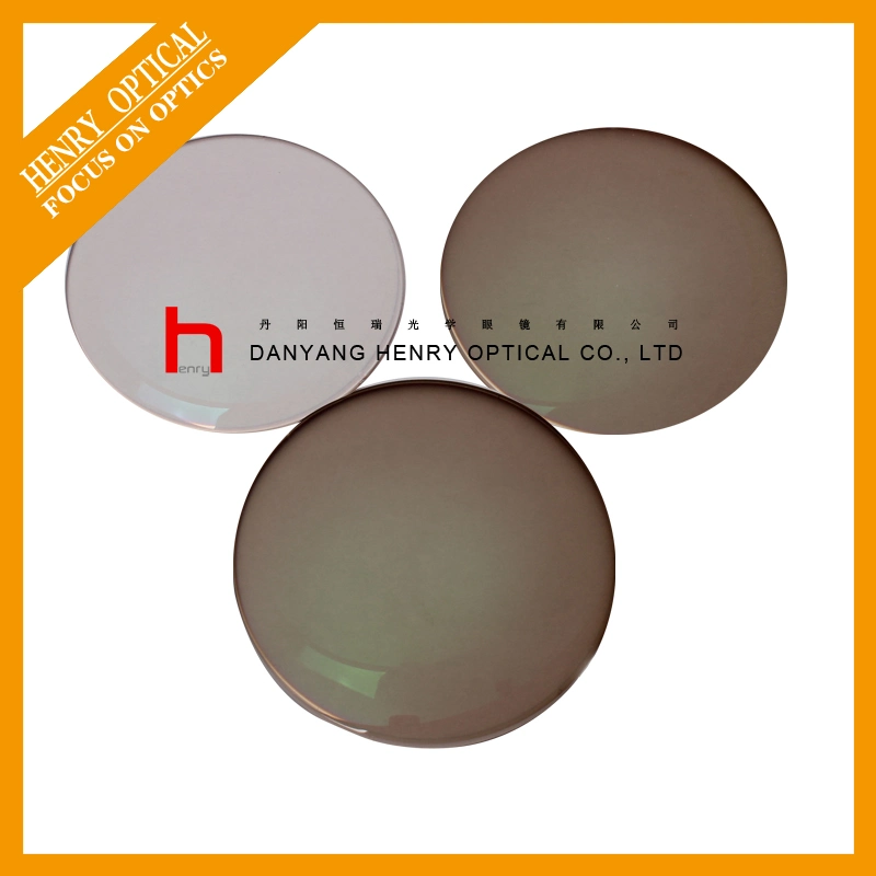 1.56 Round Top Photobrown Plastic Lens Hmc