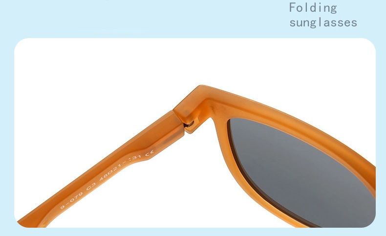 Fashion Luxury Teenager Sunglasses Foldable Frame Designer Tpee Sunglasses UV400 Polarized Lens