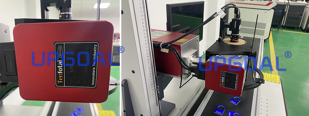 CCD Vision Flying UV Laser Marking Machine 5W