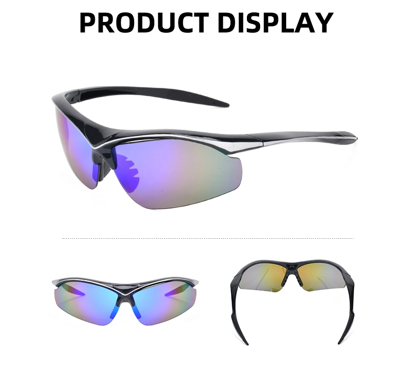 Factory OEM Unisex Custom Logo Outdoor Protective Sport Safety Eyewear Unisex Polarized Cycling Sunglasses Biking Glasses