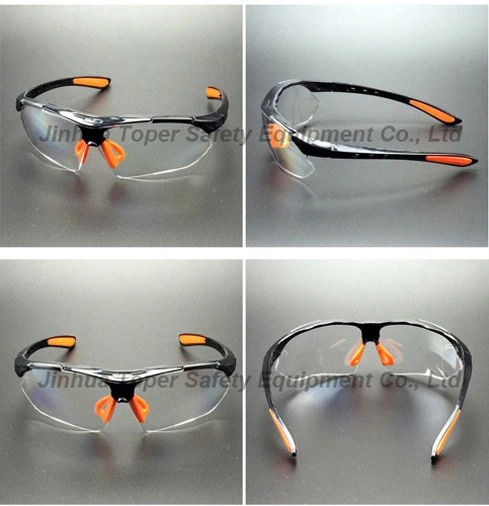 High Quality Impact Resistant PC Lens Safety Protective Glasses (SG115)