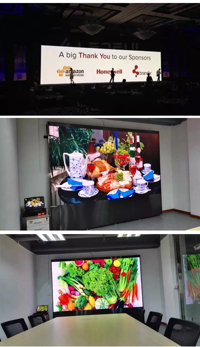 Meeting Room LED Display HD1.2 1.5 Ultra Wide Viewing Angle All-in-One LED Screen for Conferencing