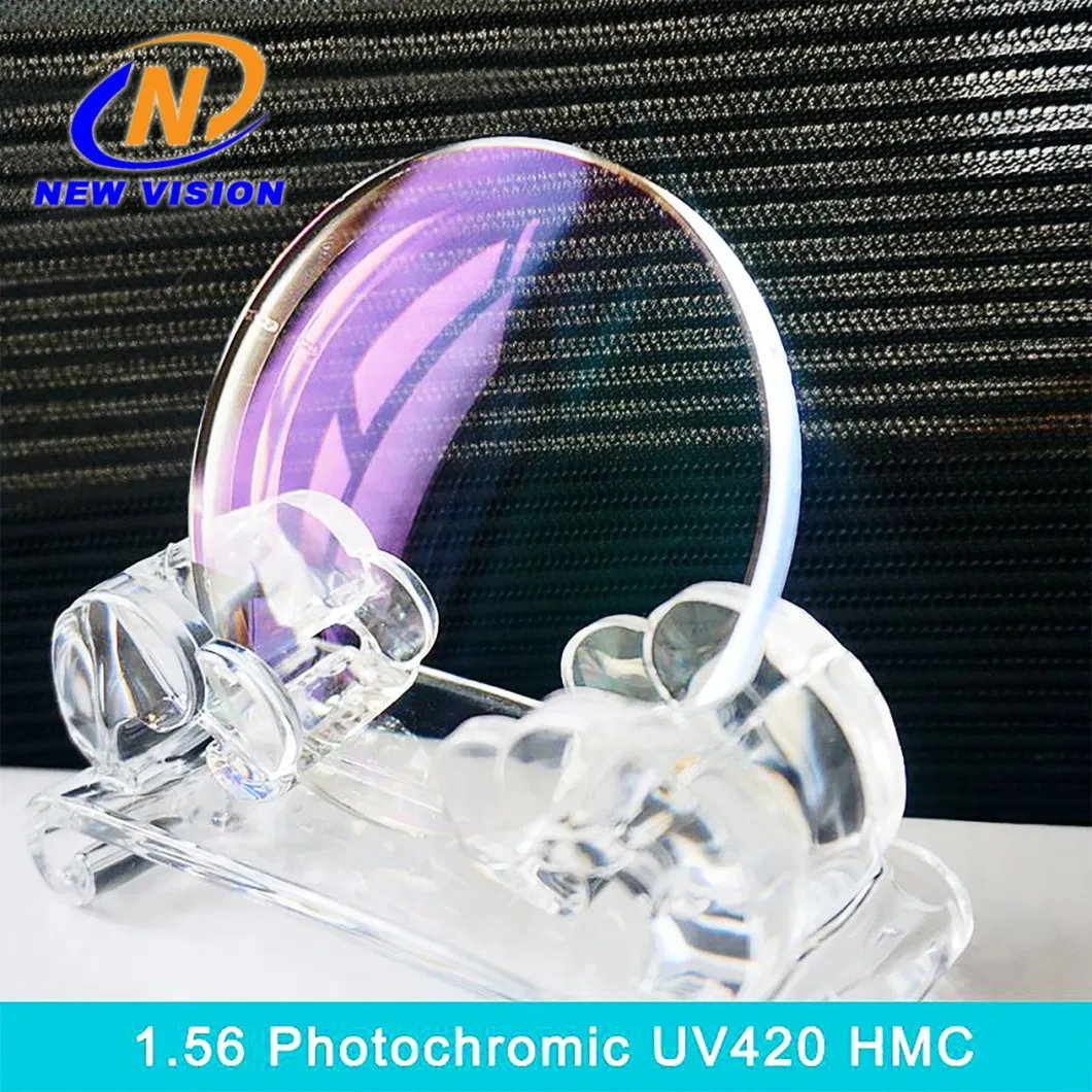 1.56 Photochromic Photogrey Hmc Blue Block Optical Lens